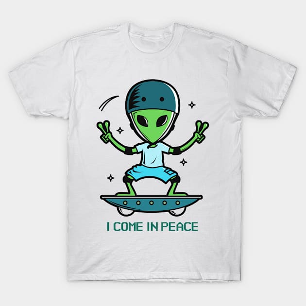 Alien T-Shirts T-Shirt by BeeZeeBazaar